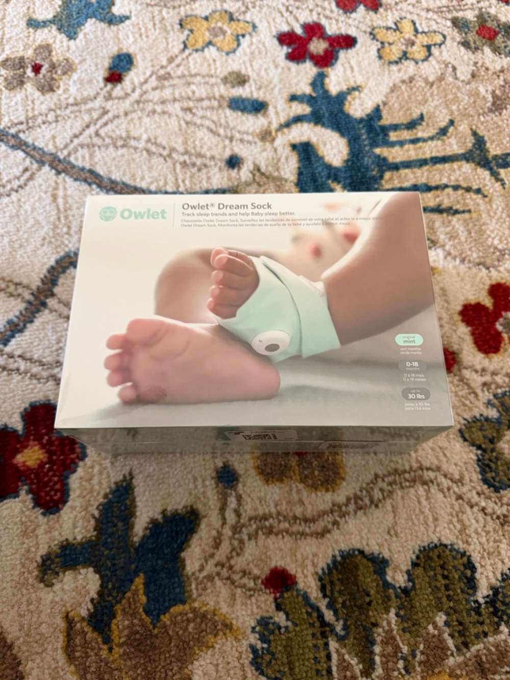 Owlet Dream Sock Baby Sleep Monitor - Mint